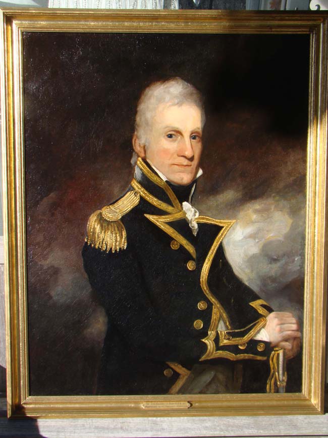 A Portrait of an Admiral attributed to Sir William Beechey, R.A., circa 1795-1810 — image 2